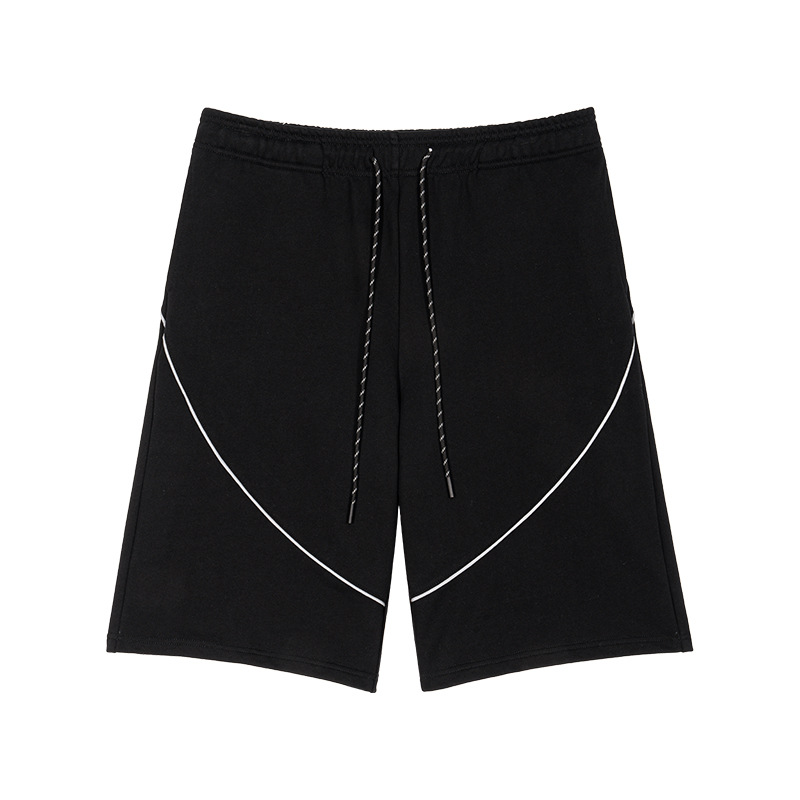 ETAI Hombre| Pantalones deportivos casuales, pantalones cortos de estilo americano, pantalones deportivos de algodón de peso pesado y sueltos.