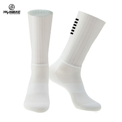 YKYWBIKE Cross-border International Trade Summer Outdoor Sports Cycling Socks Competitive High-Elasticity Anti-slip Breathable Sweat Absorbent Solid Color