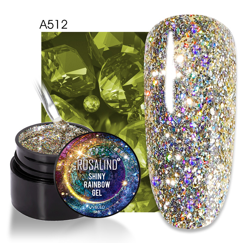 Rosalind transfronteriza pequeñas latas flash pegamento esmalte de uñas 5ml Barbie pegamento esmalte de uñas pegamento fototerapia pegamento esmalte de uñas pegamento