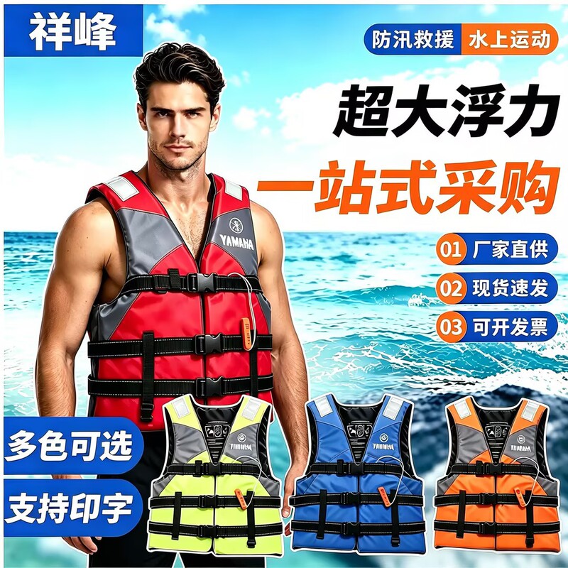 Yamaha adult life jacket children's life jacket outdoor drifting work life jacket marine life jacket