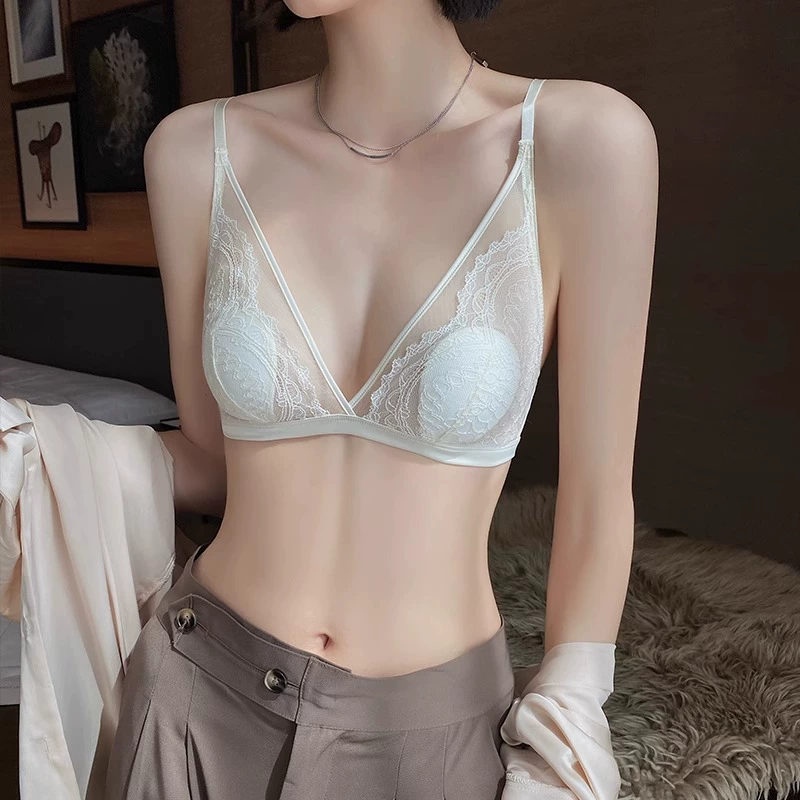 Ultra thin lace silk summer breathable underwear