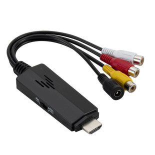 HDMI�DAV�D�Q�������D�Ӿ� HD to 3RCA/AV/CVBS Adapter 1080P