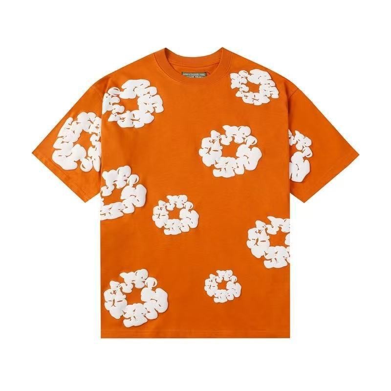 夏のファッショントレンドヘアプリントシリーズルーズTシャツ半袖ヒップホップストリートウェア男性と女性の同じスタイルのカジュアルスーツ|undefined
