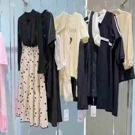 上海一线品牌25夏新芮都市职场女性风连衣裙套装上衣裤子杂款混批