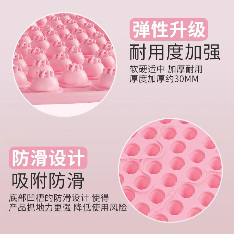 TPE指圧板足裏マッサージ超慢走フットマッサージパッド足指圧板大型厚型丸型家庭用|undefined