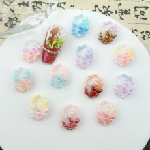 热销新款软陶蝴蝶相框美甲饰品混款夜光立体百搭diy手作美甲素材