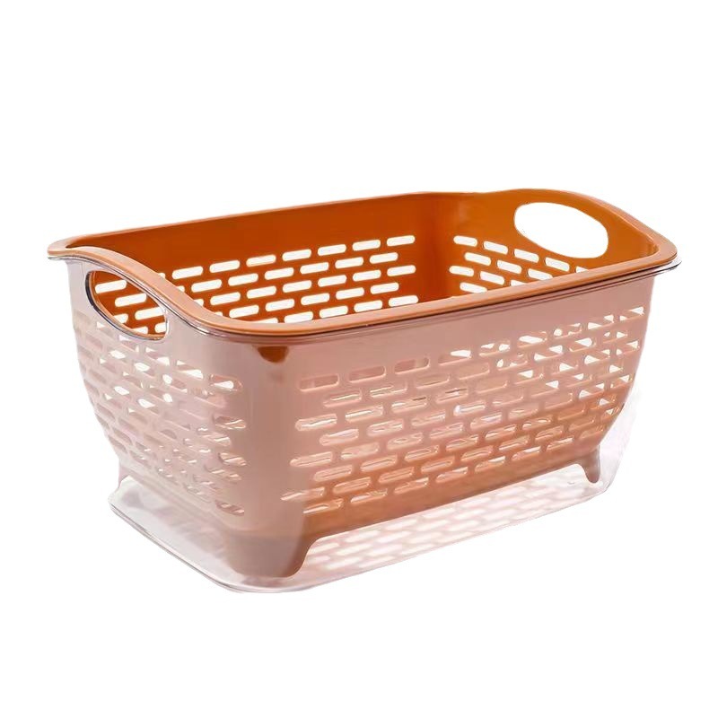 新製品の野菜を洗うたらいの水たまりの台所の二重濾過の果物と野菜のかごの家庭用のプラスチックのかごは果物を洗って野菜のたらいを洗います。|undefined
