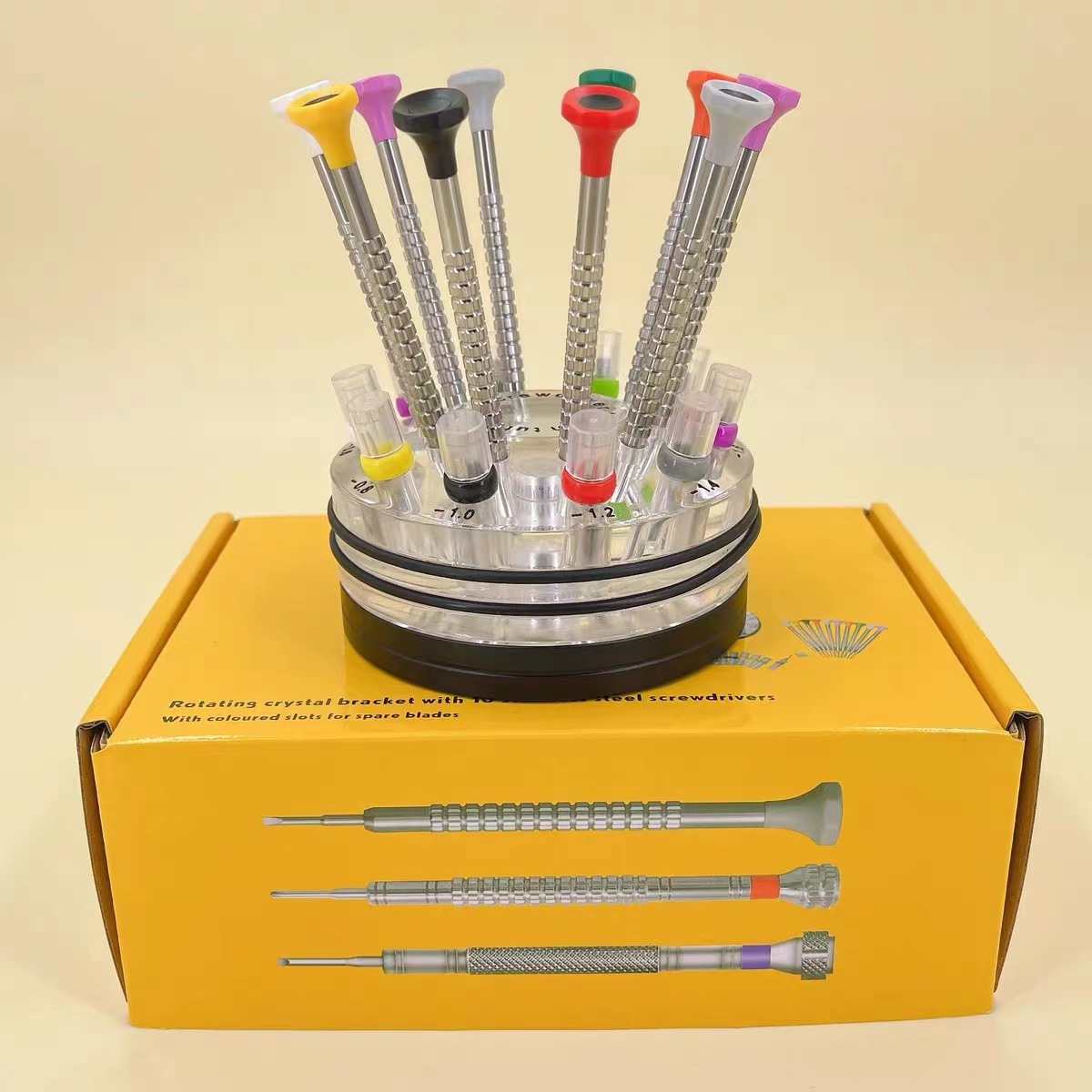 修表工具螺丝刀套装小十字迷你一字精密小平口批头修手表专用起子