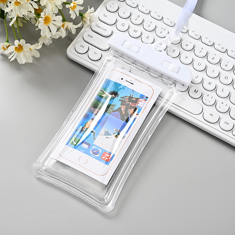 70% off 携帯電話防水バッグエアバッグ水泳温泉密封された保護カバーダイビングカバータッチスクリーン防水携帯電話バッグ|undefined