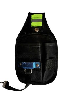 Kit de suministro de fábrica nuevo Oxford lienzo cintura bolsa escalada pequeña cintura bolsa nueva bolsa de herramientas electricista con bolsillo con cremallera