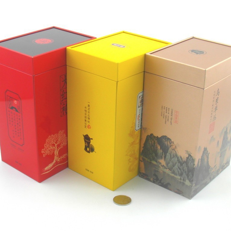 供应直角茶叶罐 2017新款茶叶包装铁盒  马口铁包装盒厂家