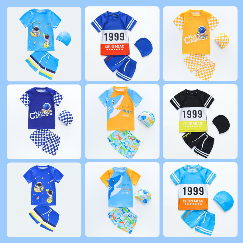 Children's split swimwear for boys for swimming