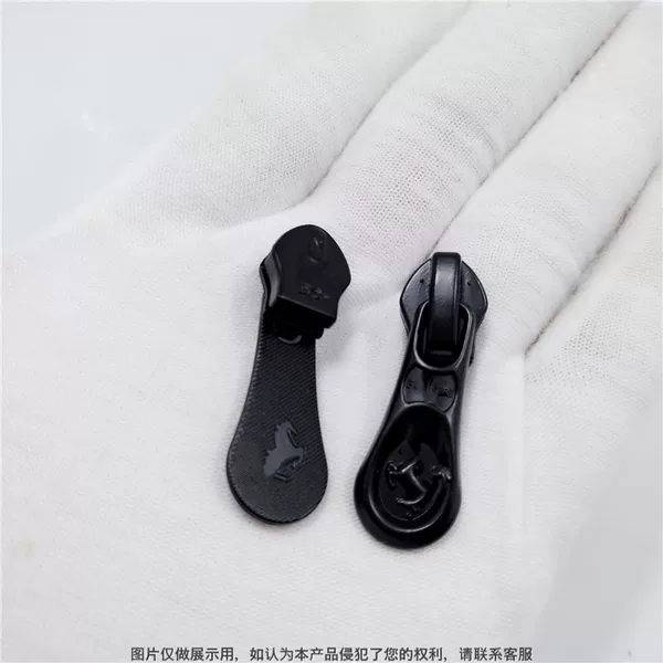 Mold Opening and Development of Leather Goods Black Zipper Head, Horse Relief Logo Hardware, Ledger/Leather Case Decorative Accessories