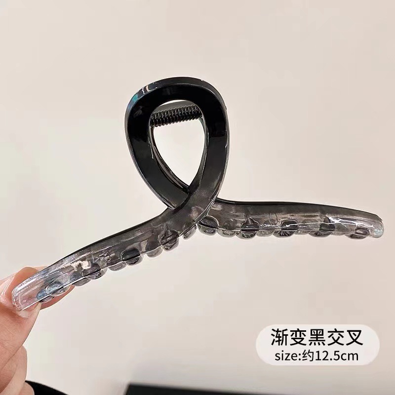 发饰儿童发饰发饰品款高级感古风发饰高级感磨砂鲨鱼夹大号发量多|undefined