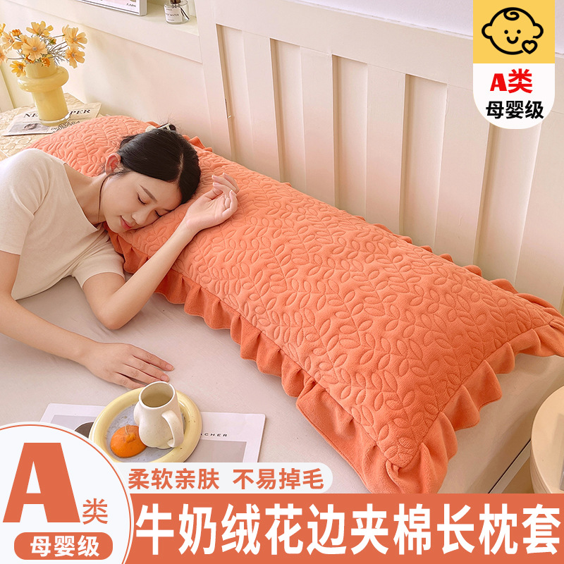 Mayorista clase A almohada larga waffle almohada pareja almohada pareja almohada padres e hijos almohada doble almohada cervical almohada para dormir núcleo de almohada
