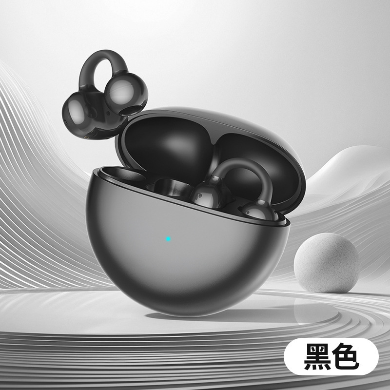 耳夹式TWS蓝牙耳机真无线不入耳运动跑步双主机360度全景环绕音|undefined