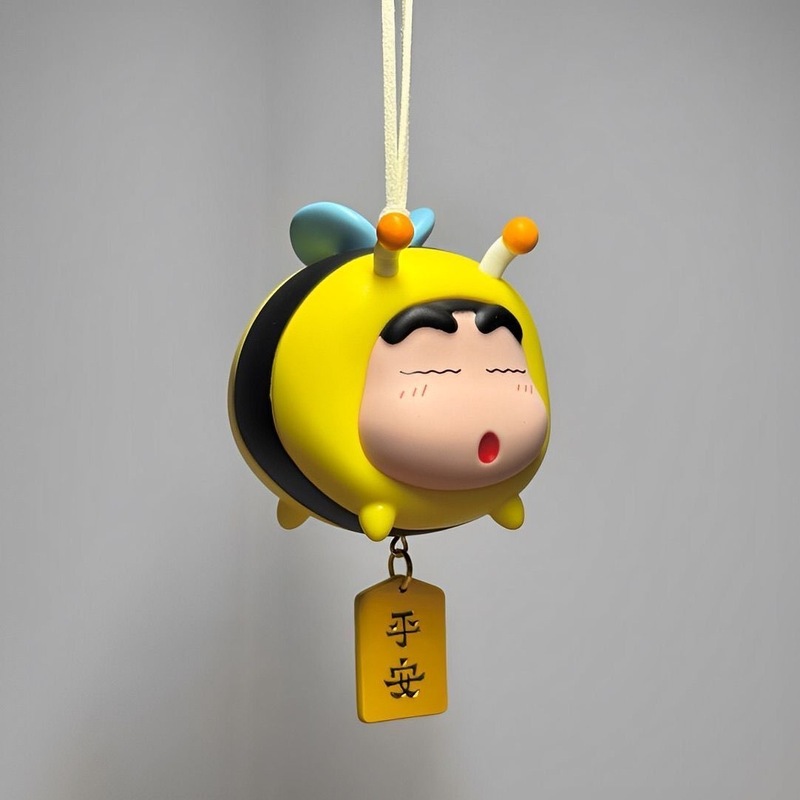 蜡笔小新车载挂件小胖蜂汽车后视镜挂饰车内装饰品可爱公仔挂饰品|undefined