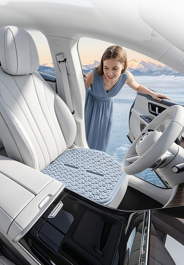 New Summer Cooling Pad, Ice Silk Gel Seat Cushion, Car Seat Cushion, Universal for All Seasons, Honeycomb Office Cooling Pad