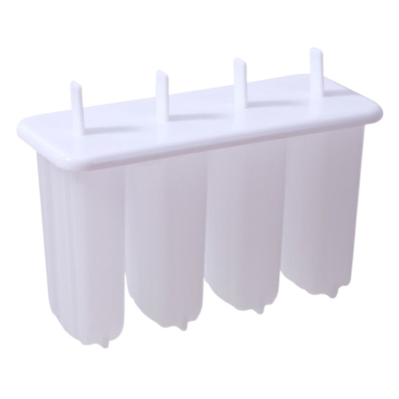 4-Piece Old Popsicle Mold with Lid for Household Kidsren's Cute Popsicle Ice Cream Mold DIY Homemade Ice Cream Sorbet Mold