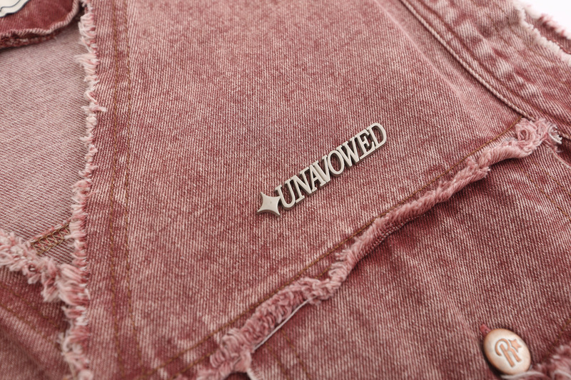Men's Clothing national High Street Pu Shuai niche design casual vest men's and women's ins Fashion brand Denim coat_voghion.com