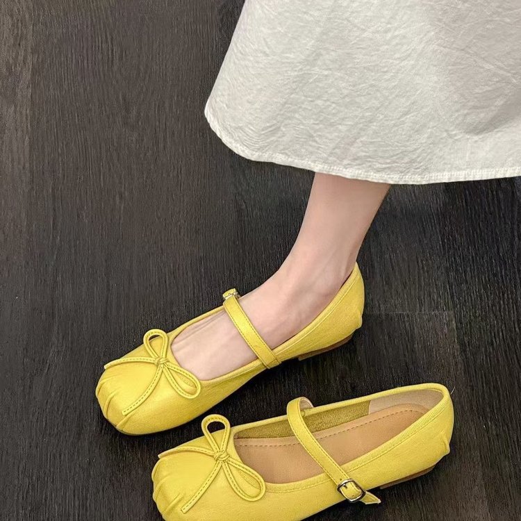 Dames mary jane ballerina's van schapenwol met verhoging_voghion.com