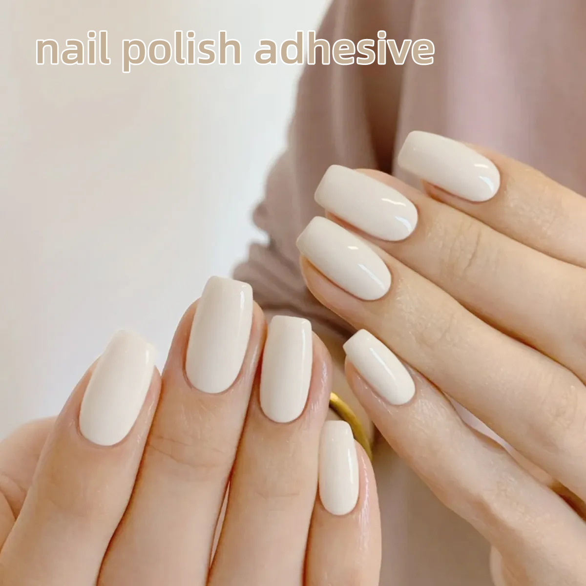 Esmalte de Uñas Gel Blanco Yogur de Secado Rápido para Manicura