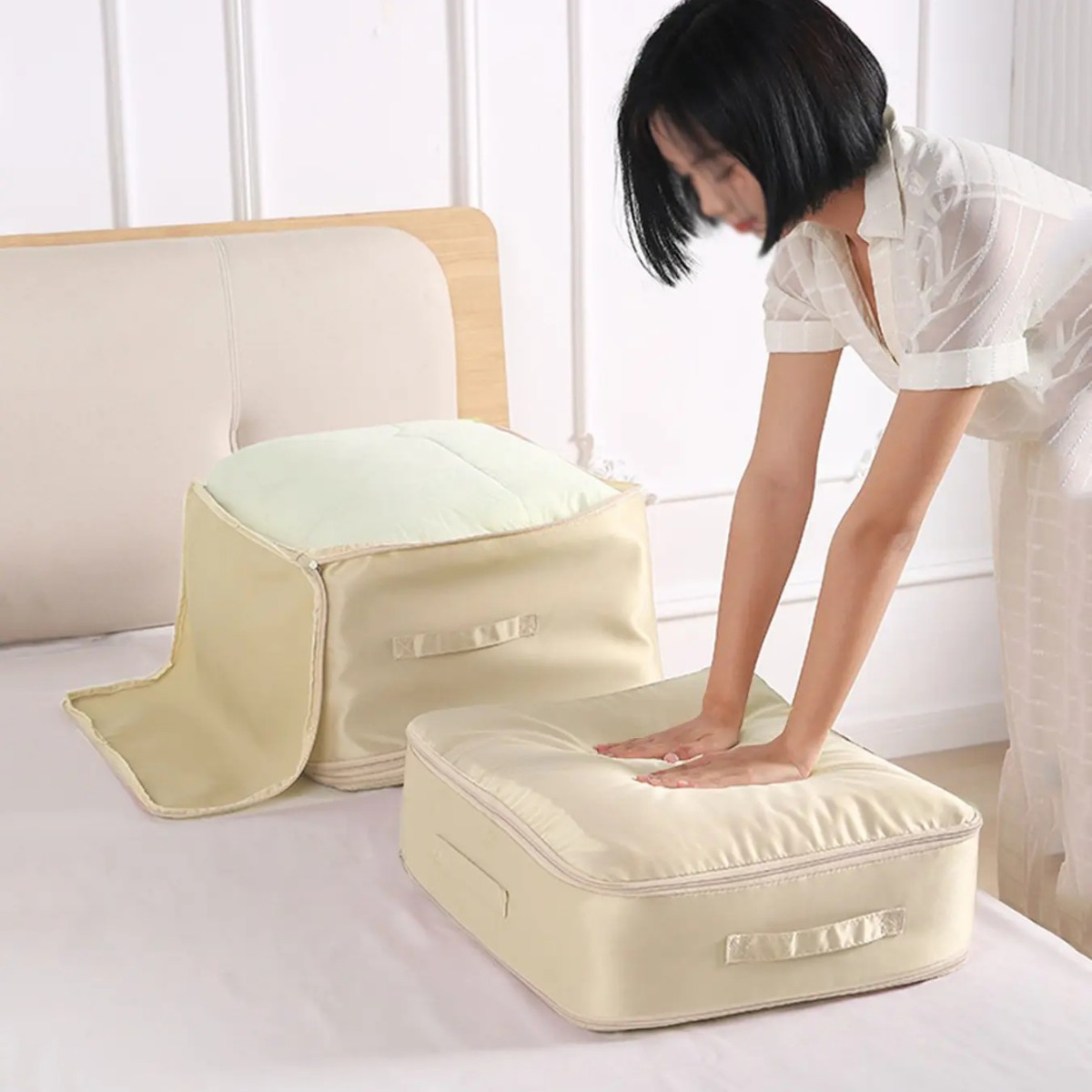 Japón encantador dibujos animados tablero de ajedrez bolsas de lápiz de gran capacidad bolsas de lápiz bolsas de almacenamiento de lienzo estudiantes bolsas de papelería