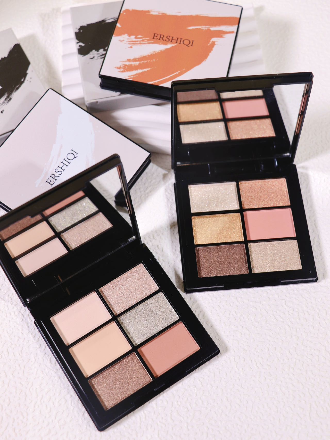 Série exclusive ErshiQI Dry Landscape, fard à paupières intégré à flash fin haute luminosité, réparation spéciale du visage Ins_voghion.com