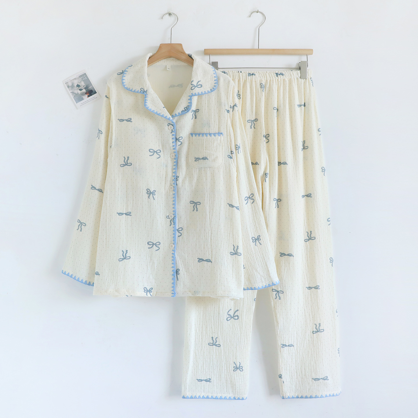 [removable breast pad] blue butterfly / M