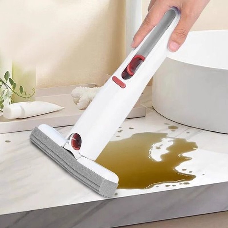 Household Mini Mop Desktop Sponge Absorbent Multi-Functional Table Wiping Artifact Portable Lazy Handheld Cleaning Brush