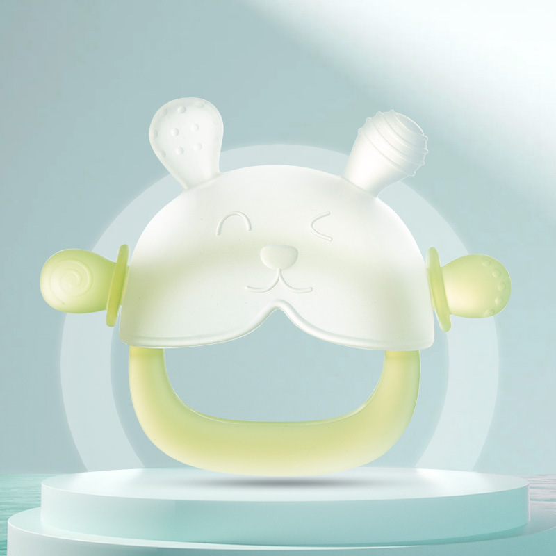 Transparent green opp bag naked outfit (both ears and hands covered)