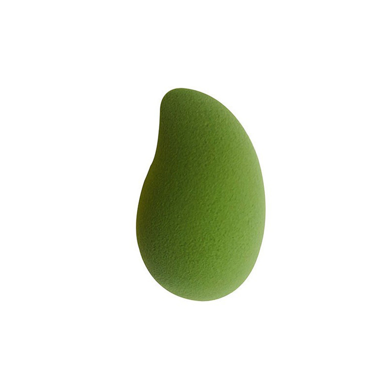 Mango huevo de maquillaje, polvo de fruta, polvo de maquillaje, esponja de maquillaje, pó de maquillaje, ropa seca y húmeda, venta directa de fábrica