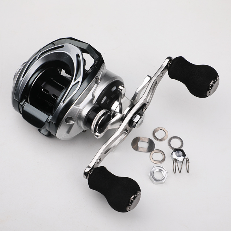 2021 nueva rueda de gota de agua Luya estrella descarga llave de freno de estrella material metálico carrete de pesca modificación fábrica al por mayor