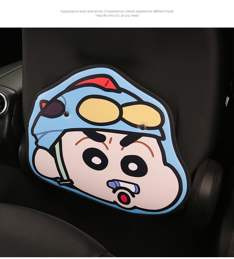Crayon Shin-Chan Ladies Cute Cartoon Car Seat Back Anti-Kick Pad Car Seat Rear Seat Back Anti-Fouling Pad