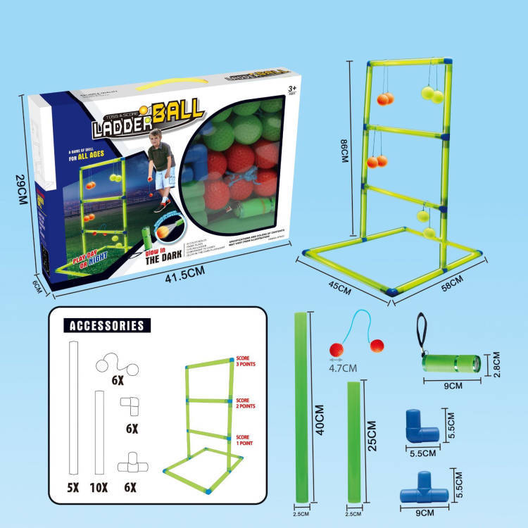 Transfronterizo 86CM BALL rack LADDER BALL deportes juego de golf juguetes deportivos de interior