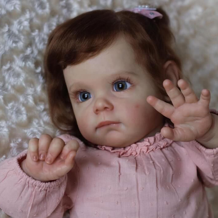 Muñeca Bebé Reborn de Vinilo Pintado a mano 3D para Niños