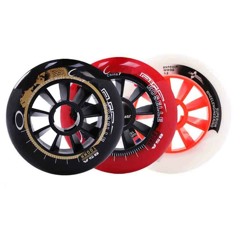 ROSELLE Катание на коньках Колеса ролики роликовые коньки для взрослых один ряд пуу колеса красные аксессуары для катания на роликах