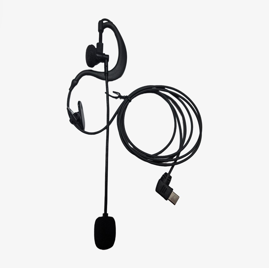 Note: Xinowy Brand-Specific Typec Interface Ear-Hook Referee Headphones, Football Headphones Exclusively for Xinowy