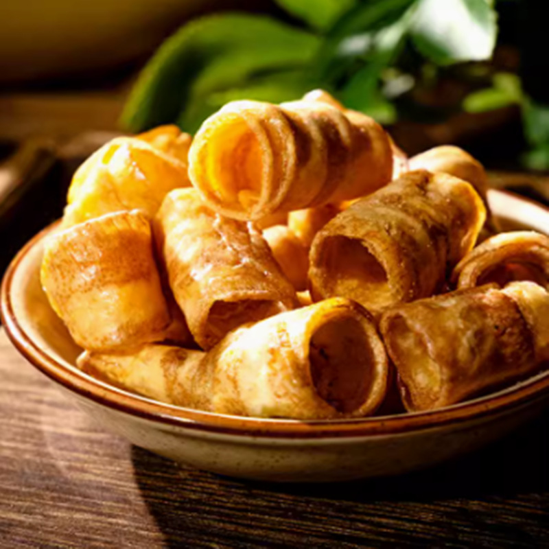 炭烤香蕉脆卷椒盐香蕉片干非油炸果干网红休闲小吃健康解馋零食品