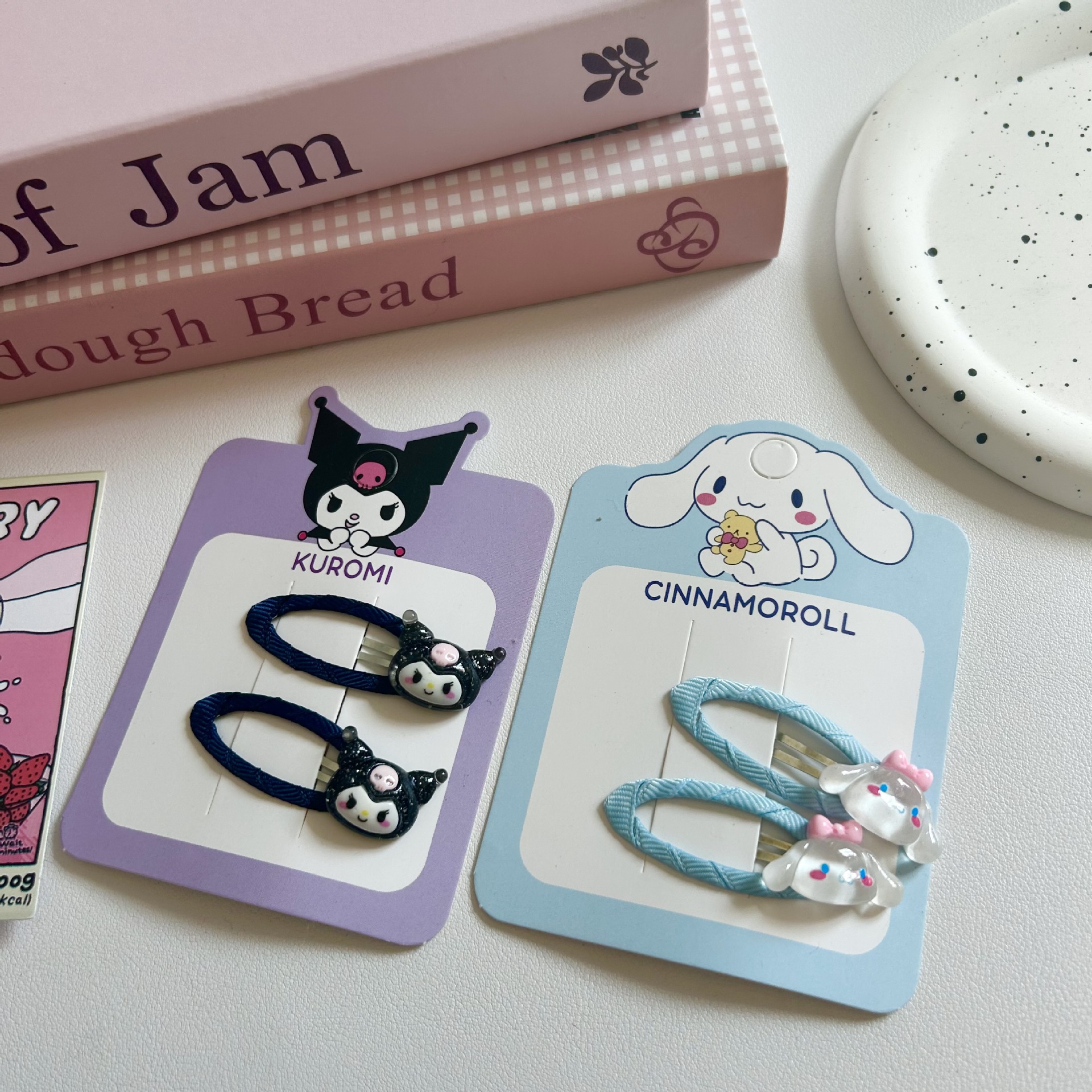 2024 nuevo Kuromi niñas lindas brocas de pelo para niños brocas de pelo para bebés de dibujos animados adornos para el pelo