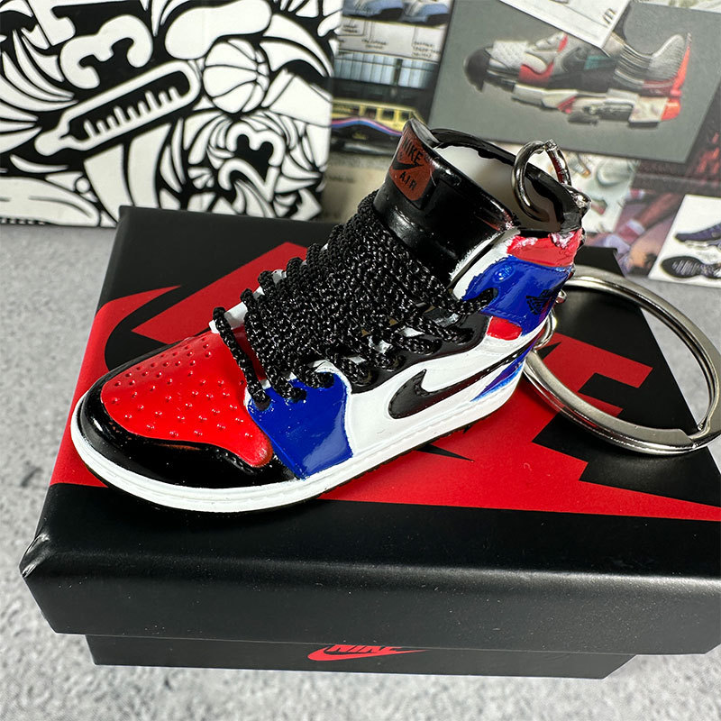 110. red and blue combination + box