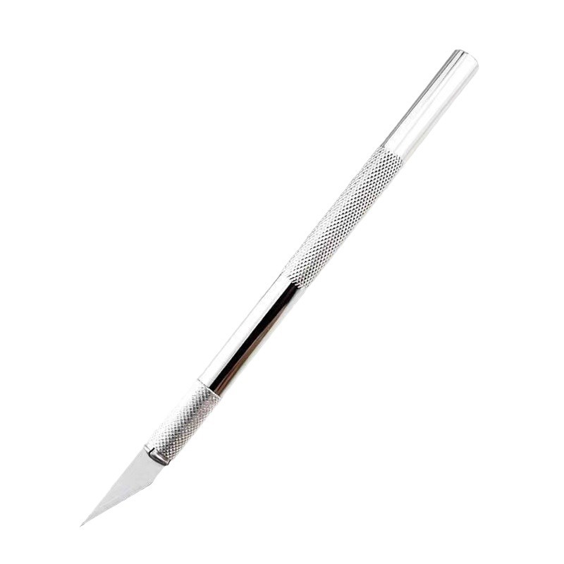 Cuchillo de talla de aleación de aluminio, venta al por mayor, cuchillo de talla de papel, herramienta de tallado DIY, bolígrafo de mano, cuchillo, sello de goma, tallado de madera, cuchillo de pluma hecho a mano