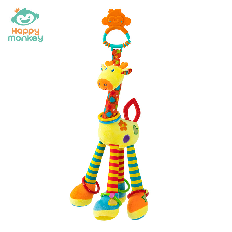 Happy Monkey Happy Monkey King juguetes para bebés carro colgante campana cama colgante campana girafa