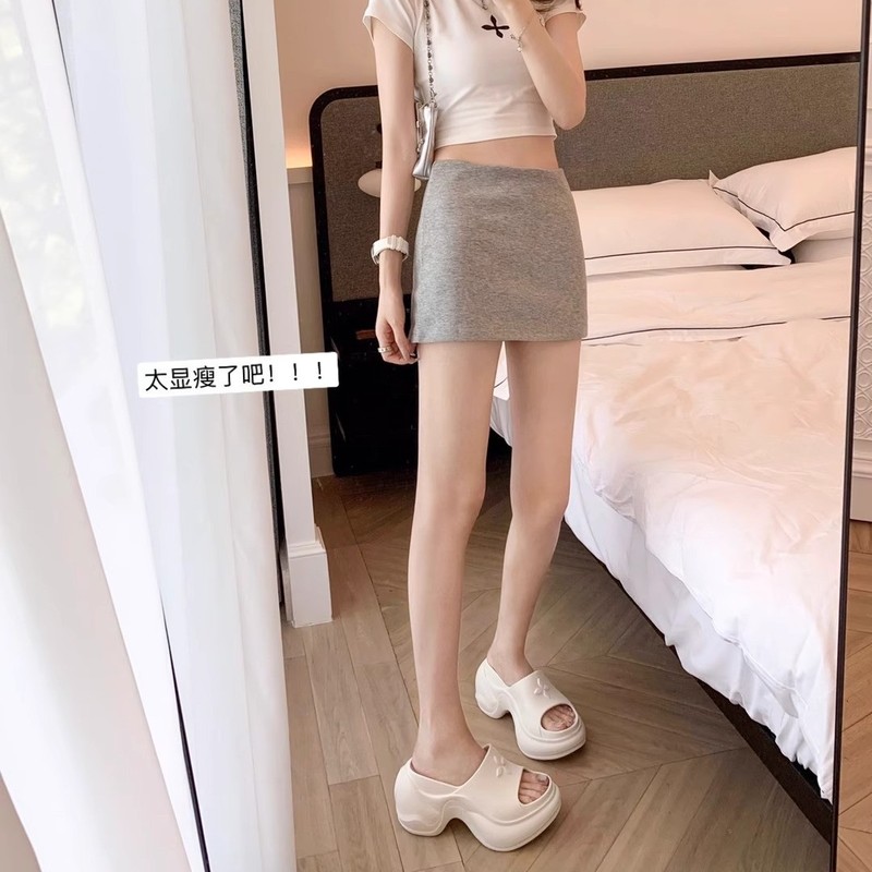 【Trendy】Hot Girl Style 8cm Height-Increasing Floral Thick-Soled Casual Vacation Beach Sandals for Women