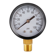 0-100psi 1/4BSPT 50mm直径径向压力表油压表液压表气压表水压表