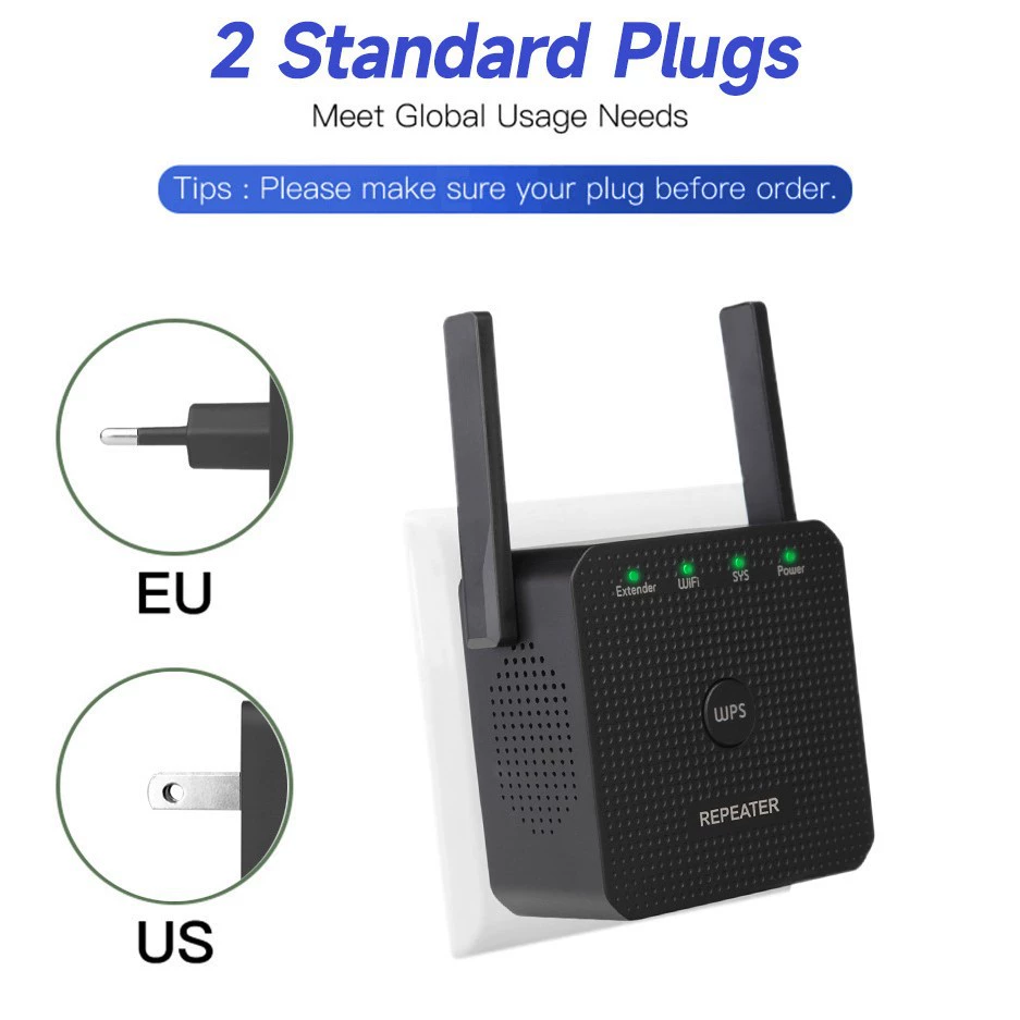 AC300M повторитель 2.4G WIFI усилитель сигнала повторитель беспроводной WiFi расширение сигнала