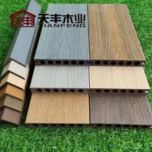 塑木地板户外共挤塑木地板防水耐磨pvc木塑地板塑木围栏安装