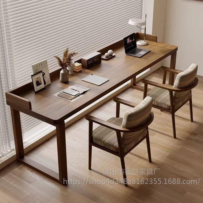 Solid Wood Computer Desk, Student Desktop Double Table, Home Bedroom Table, Office Desk, Children's Study Table Solid Wood Computer Desk, Student Desktop Double Table, Home Bedroom Table, Office Desk, Children's Study Table