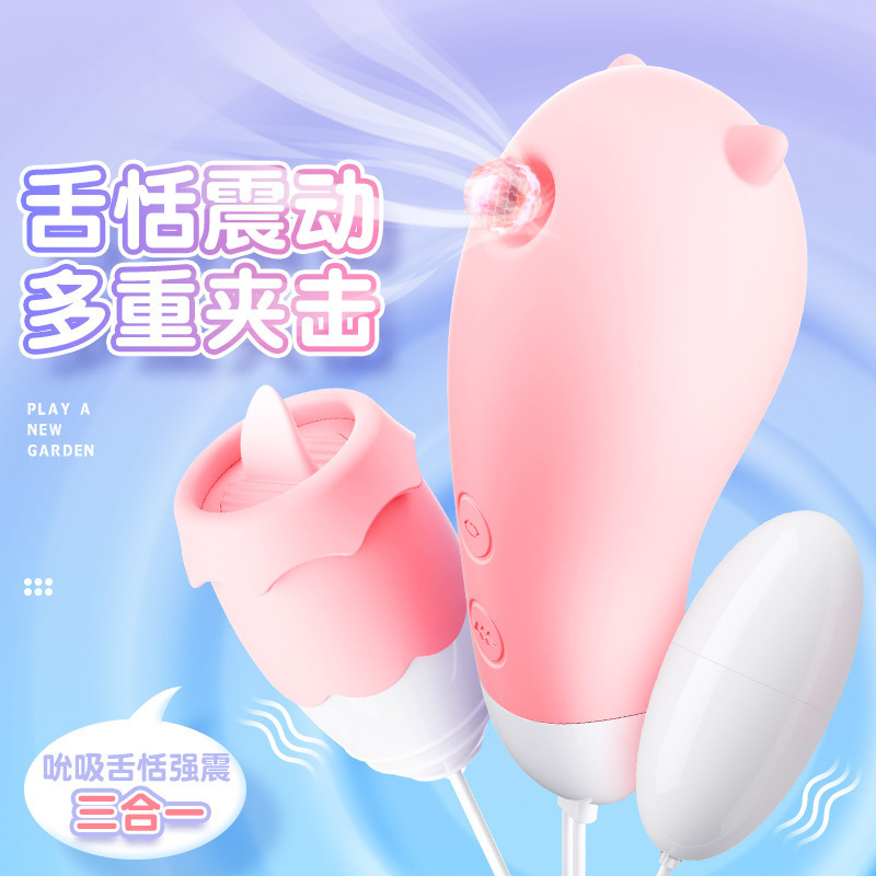 Mystery Elf Sucking Vibrating Egg with Tongue Licking and Insertion, App-Controlled — detail image 11