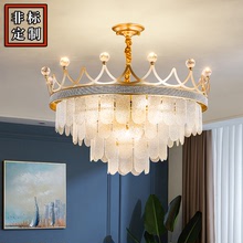 現代歐式水晶燈輕奢系列流行款酒店客房卧室客廳吊燈創意新款現貨